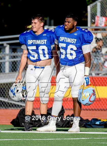 Thumbnail 1 in Sacramento Optimist All-Star Game (North vs. South) photogallery.