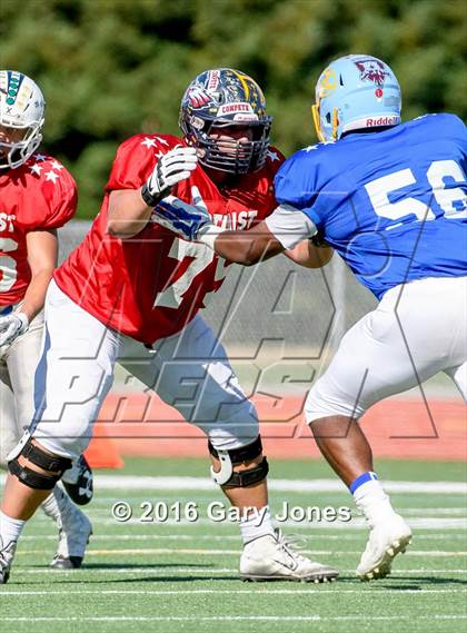 Thumbnail 1 in Sacramento Optimist All-Star Game (North vs. South) photogallery.