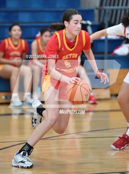 Thumbnail 3 in Mount Miguel vs. Seton Catholic (Nike Tournament of Champions) photogallery.