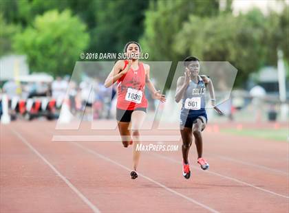 Thumbnail 2 in AIA Track & Field Preliminaries D3 & D4 (Girls 200 Meter Dash) photogallery.