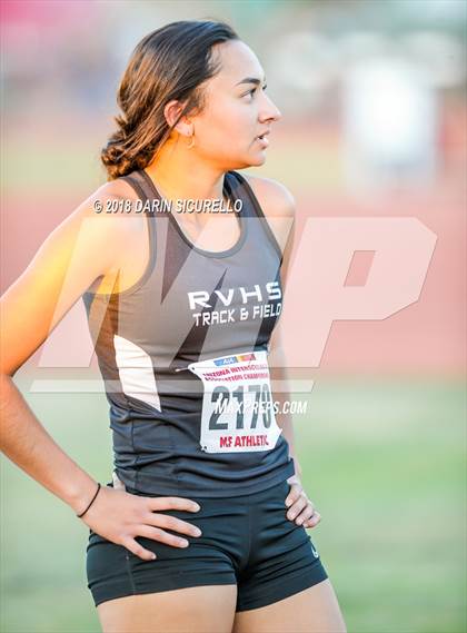 Thumbnail 3 in AIA Track & Field Preliminaries D3 & D4 (Girls 200 Meter Dash) photogallery.