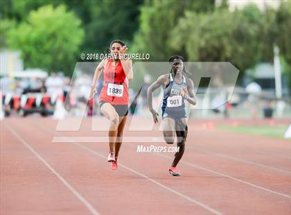 Thumbnail 1 in AIA Track & Field Preliminaries D3 & D4 (Girls 200 Meter Dash) photogallery.