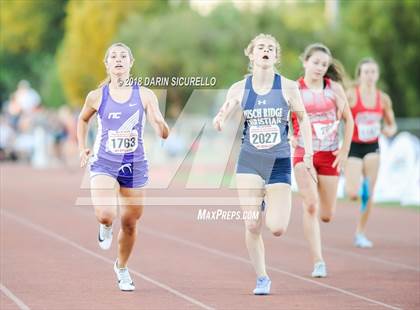 Thumbnail 3 in AIA Track & Field Preliminaries D3 & D4 (Girls 200 Meter Dash) photogallery.