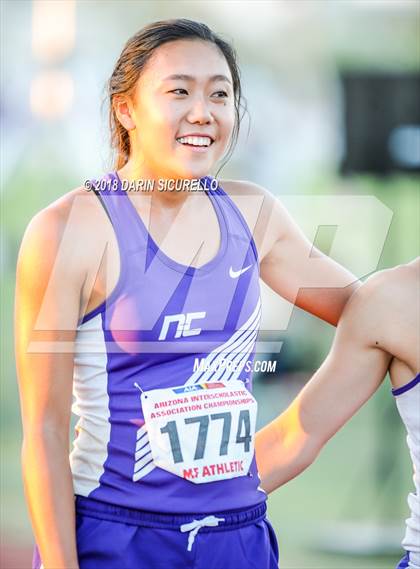 Thumbnail 3 in AIA Track & Field Preliminaries D3 & D4 (Girls 200 Meter Dash) photogallery.