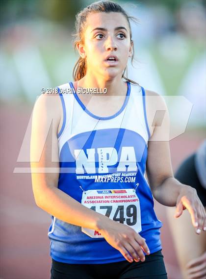 Thumbnail 3 in AIA Track & Field Preliminaries D3 & D4 (Girls 200 Meter Dash) photogallery.