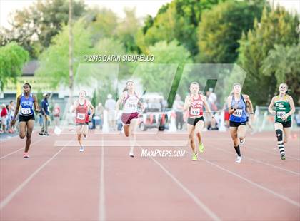 Thumbnail 2 in AIA Track & Field Preliminaries D3 & D4 (Girls 200 Meter Dash) photogallery.