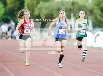 Thumbnail 2 in AIA Track & Field Preliminaries D3 & D4 (Girls 200 Meter Dash) photogallery.