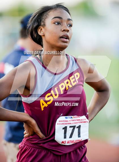 Thumbnail 2 in AIA Track & Field Preliminaries D3 & D4 (Girls 200 Meter Dash) photogallery.
