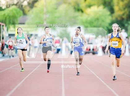 Thumbnail 1 in AIA Track & Field Preliminaries D3 & D4 (Girls 200 Meter Dash) photogallery.