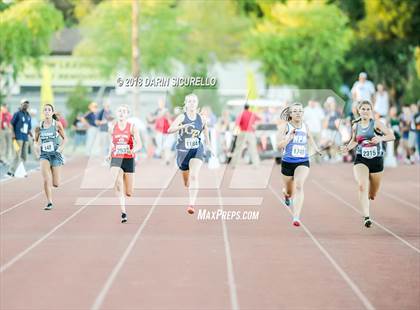 Thumbnail 3 in AIA Track & Field Preliminaries D3 & D4 (Girls 200 Meter Dash) photogallery.