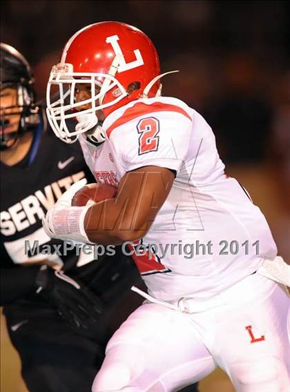 Thumbnail 1 in Orange Lutheran vs. Servite photogallery.
