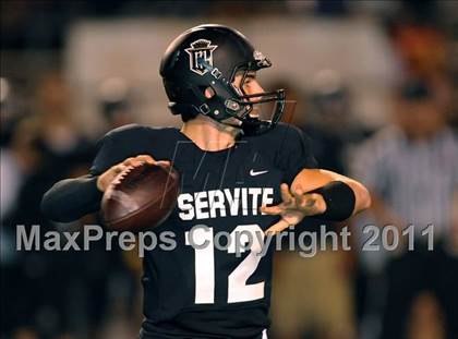 Thumbnail 1 in Orange Lutheran vs. Servite photogallery.