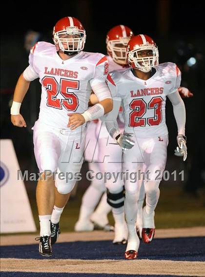 Thumbnail 1 in Orange Lutheran vs. Servite photogallery.