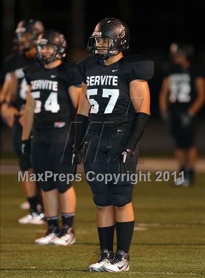 Thumbnail 3 in Orange Lutheran vs. Servite photogallery.