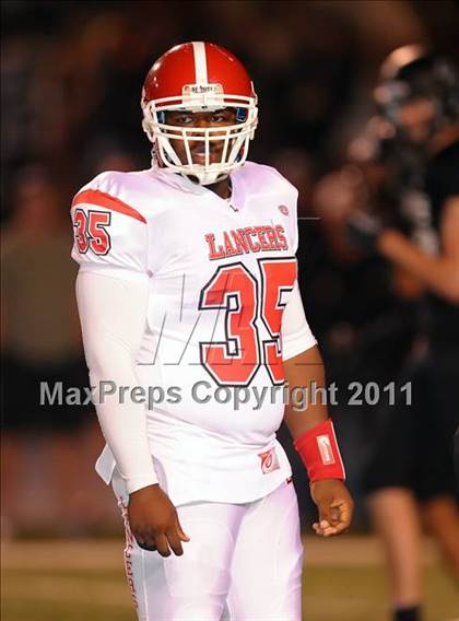 Thumbnail 1 in Orange Lutheran vs. Servite photogallery.