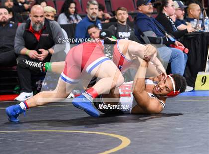 Thumbnail 1 in CIF State Wrestling Championships Boys (Round One) photogallery.