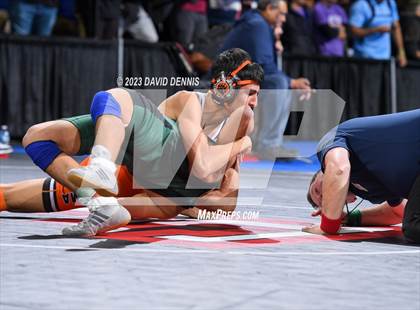 Thumbnail 2 in CIF State Wrestling Championships Boys (Round One) photogallery.