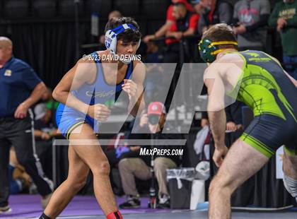 Thumbnail 2 in CIF State Wrestling Championships Boys (Round One) photogallery.