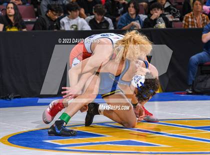 Thumbnail 1 in CIF State Wrestling Championships Boys (Round One) photogallery.