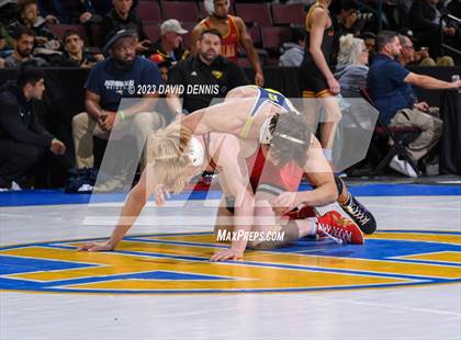 Thumbnail 1 in CIF State Wrestling Championships Boys (Round One) photogallery.