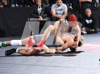 Thumbnail 1 in CIF State Wrestling Championships Boys (Round One) photogallery.
