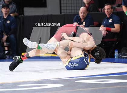 Thumbnail 1 in CIF State Wrestling Championships Boys (Round One) photogallery.