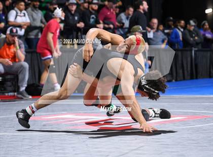 Thumbnail 2 in CIF State Wrestling Championships Boys (Round One) photogallery.