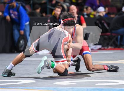 Thumbnail 1 in CIF State Wrestling Championships Boys (Round One) photogallery.