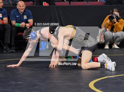 Thumbnail 3 in CIF State Wrestling Championships Boys (Round One) photogallery.