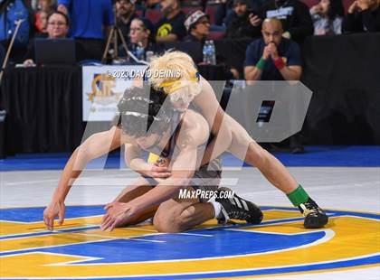 Thumbnail 1 in CIF State Wrestling Championships Boys (Round One) photogallery.