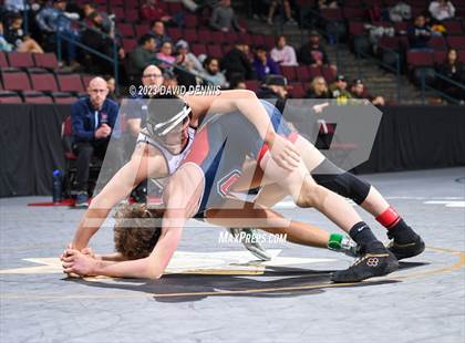 Thumbnail 1 in CIF State Wrestling Championships Boys (Round One) photogallery.