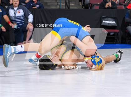 Thumbnail 1 in CIF State Wrestling Championships Boys (Round One) photogallery.