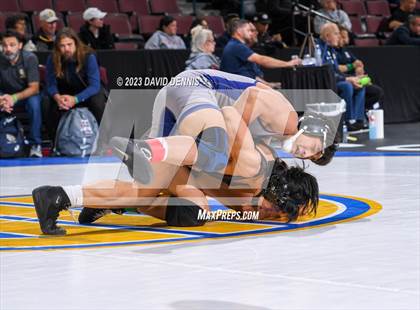 Thumbnail 2 in CIF State Wrestling Championships Boys (Round One) photogallery.