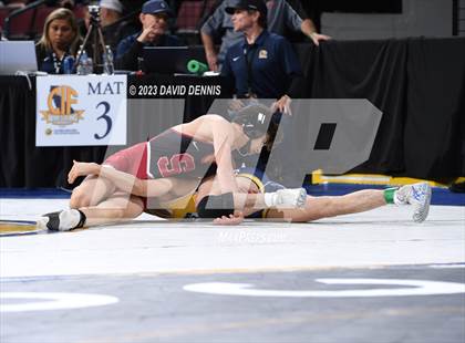 Thumbnail 3 in CIF State Wrestling Championships Boys (Round One) photogallery.