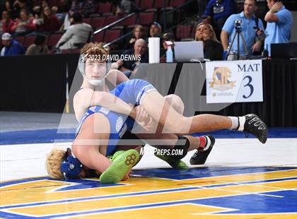 Thumbnail 2 in CIF State Wrestling Championships Boys (Round One) photogallery.