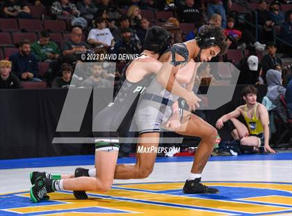 Thumbnail 2 in CIF State Wrestling Championships Boys (Round One) photogallery.