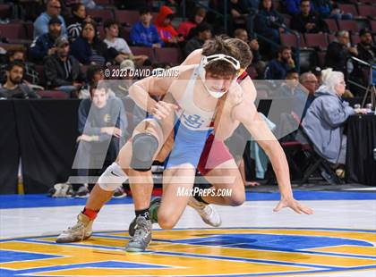 Thumbnail 3 in CIF State Wrestling Championships Boys (Round One) photogallery.