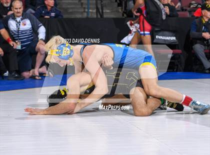 Thumbnail 2 in CIF State Wrestling Championships Boys (Round One) photogallery.
