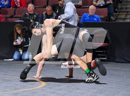 Thumbnail 1 in CIF State Wrestling Championships Boys (Round One) photogallery.
