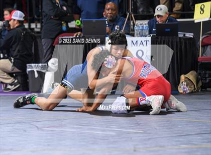 Thumbnail 1 in CIF State Wrestling Championships Boys (Round One) photogallery.
