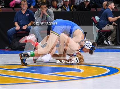 Thumbnail 1 in CIF State Wrestling Championships Boys (Round One) photogallery.