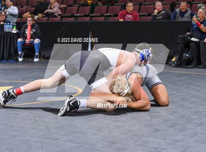 Thumbnail 3 in CIF State Wrestling Championships Boys (Round One) photogallery.