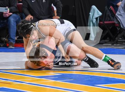 Thumbnail 1 in CIF State Wrestling Championships Boys (Round One) photogallery.