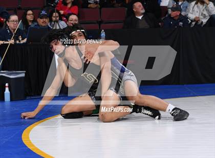 Thumbnail 3 in CIF State Wrestling Championships Boys (Round One) photogallery.