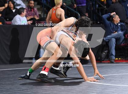 Thumbnail 1 in CIF State Wrestling Championships Boys (Round One) photogallery.