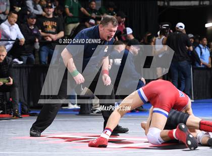 Thumbnail 1 in CIF State Wrestling Championships Boys (Round One) photogallery.