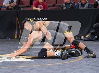 Thumbnail 2 in CIF State Wrestling Championships Boys (Round One) photogallery.