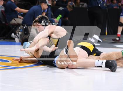 Thumbnail 1 in CIF State Wrestling Championships Boys (Round One) photogallery.