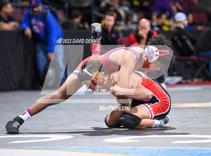 Thumbnail 2 in CIF State Wrestling Championships Boys (Round One) photogallery.