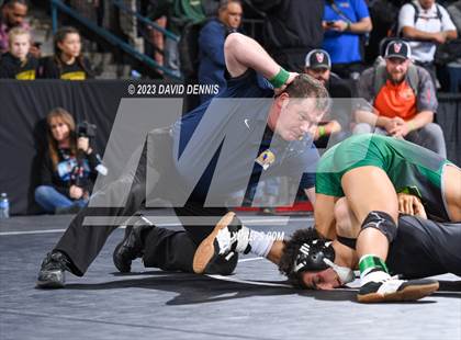 Thumbnail 1 in CIF State Wrestling Championships Boys (Round One) photogallery.